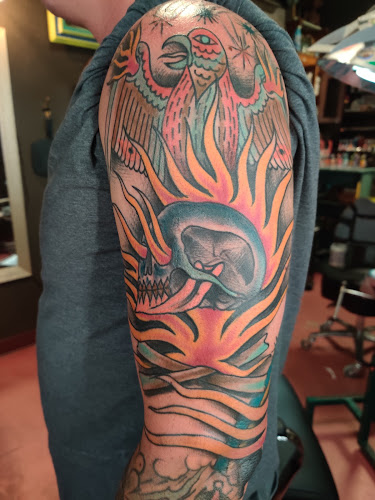 Classic rose tattoo in League City