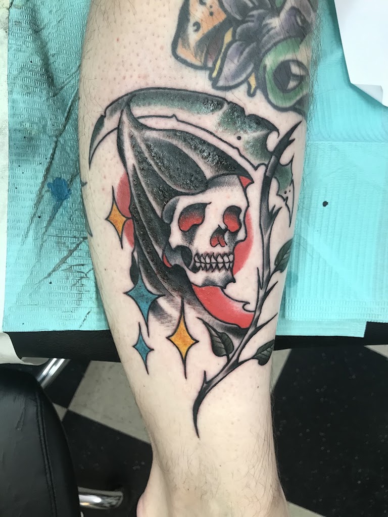 Flying Squid Tattoo in Houston