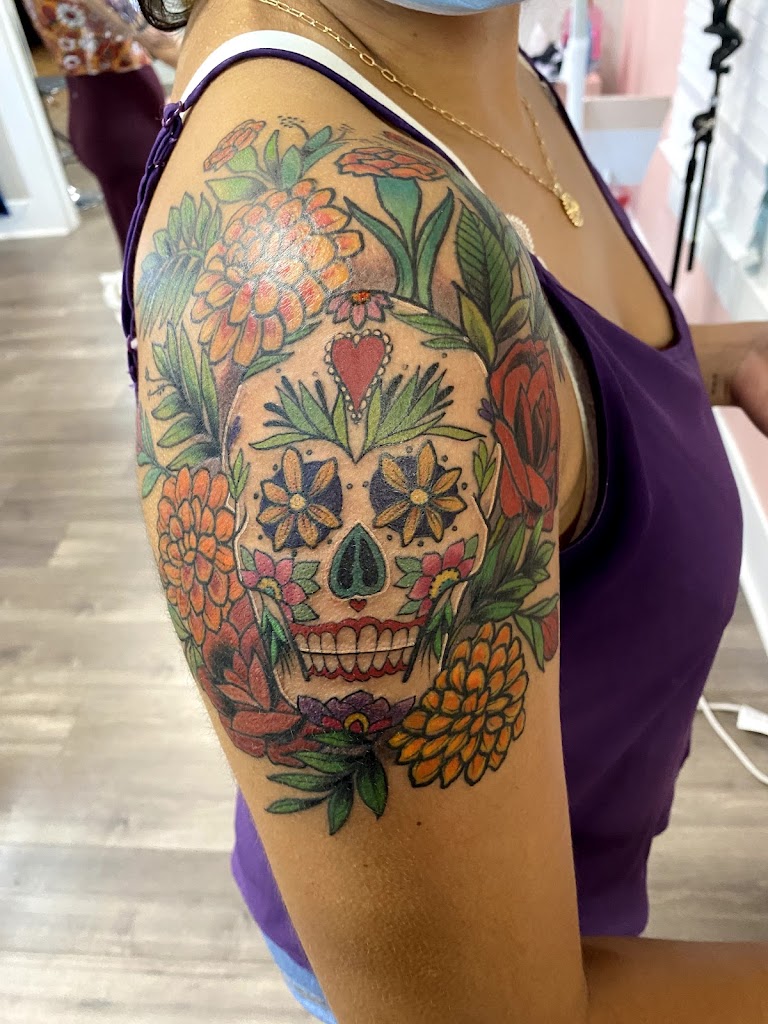 Glowing Lotus Tattoo in Austin