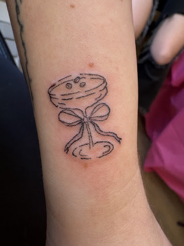 Pink House Tattoo in Dallas