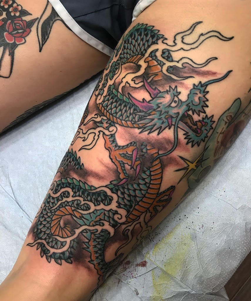 Tattoo work by Waylon Hart’s Fat Dragon Tattoo (1)